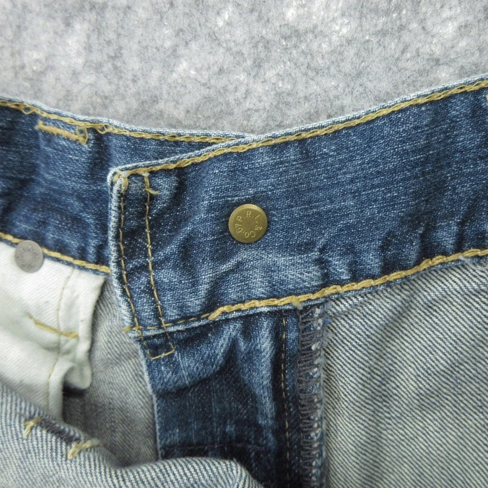 Polo Ralph Lauren Jeans Mens 30x27 Blue Denim Straight Leg Authentic Dungarees